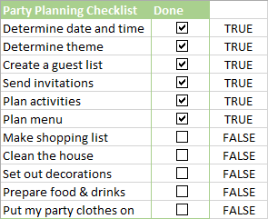 Trạng thái checkbox