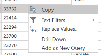 Sao chép Giá trị Đơn lẻ trong Power BI