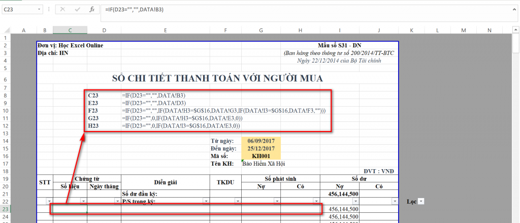 Populating transaction details based on date filter