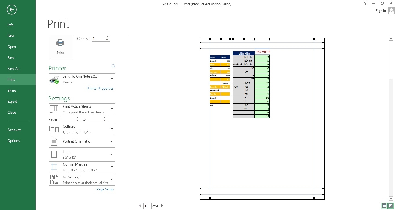 Hướng Dẫn In File Excel Chi Tiết Cho Người Mới Bắt Đầu Xem trước và chỉnh sửa lề