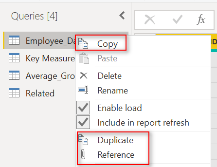 Sao chép M-Code trong Power BI