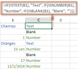 Nâng Cao Hiệu Suất Với Hàm IF Trong Excel IF với ISNUMBER và ISTEXT