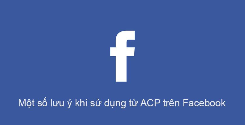 Sử dụng từ ACP