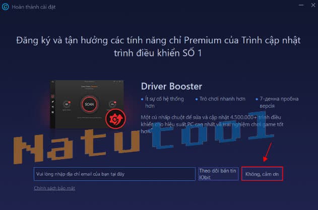 Giao diện cài đặt Advanced SystemCare Pro