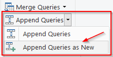 Sử dụng Append Queries trong Power BI
