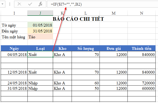 Cách Lập Báo Cáo Chi Tiết trên Excel với Nhiều Điều Kiện Cách Lập Báo Cáo Chi Tiết trên Excel với Nhiều Điều Kiện
