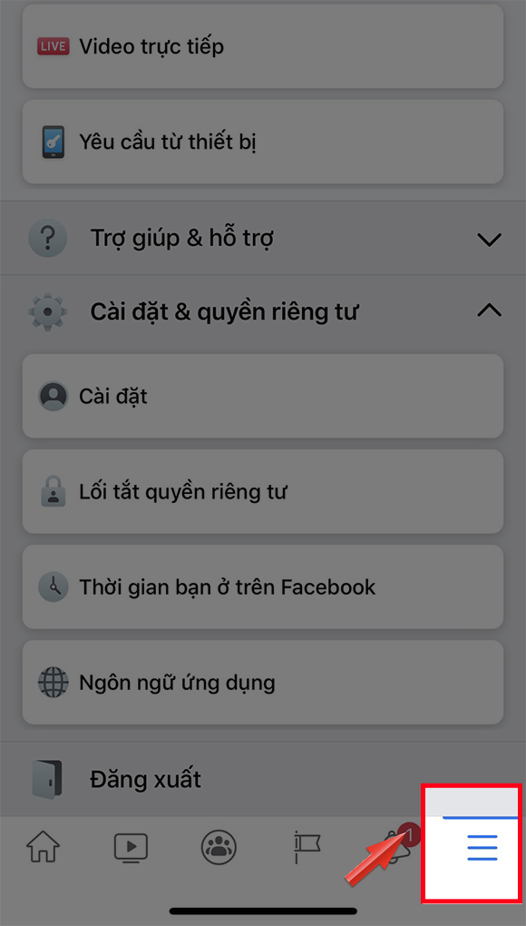 Các bước bật theo dõi trên iOS