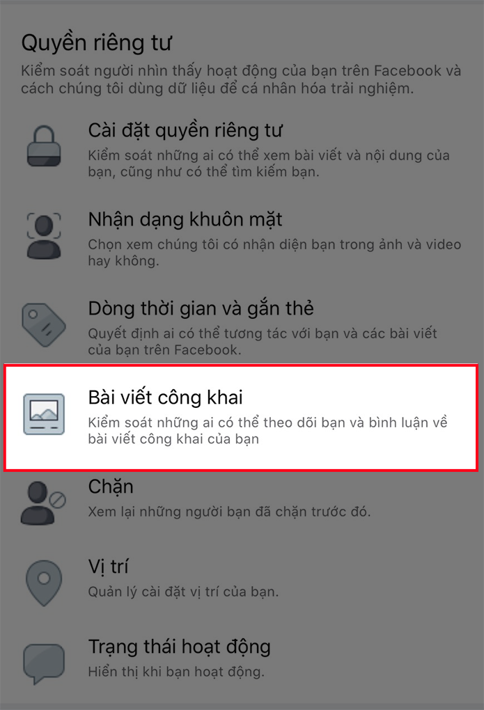 Các bước bật theo dõi trên iOS