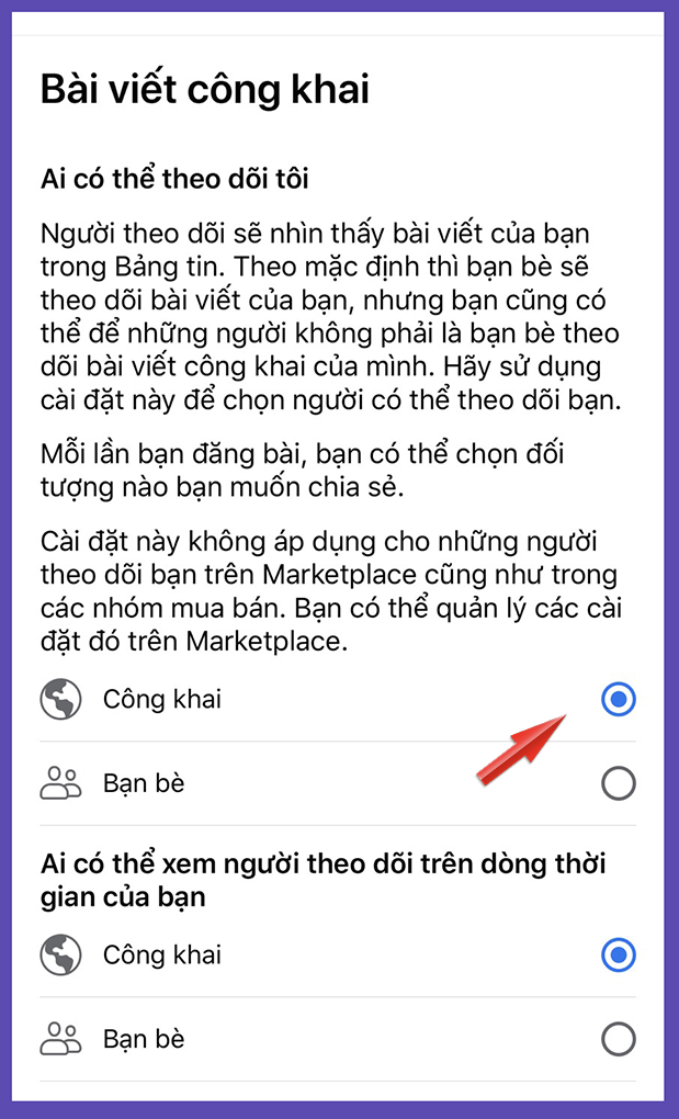 Các bước bật theo dõi trên iOS