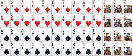 Bộ bài Tây 52 lá dùng để chơi tiến lên miền nam