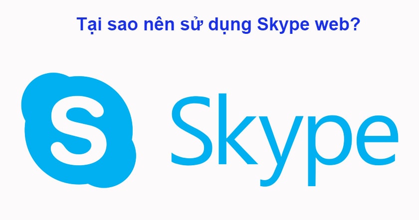 Giao diện Skype Web trên máy tính