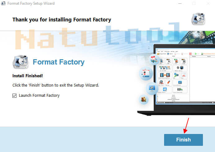 Giao diện Format Factory sau khi cài đặt