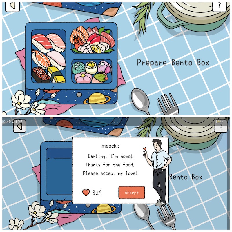 Thực đơn trong Adorable Home