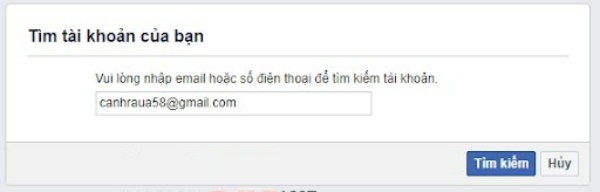 Khôi phục tài khoản khi mất quyền truy cập email/số điện thoại - bước 1