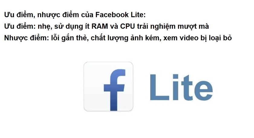 Giao diện Facebook Lite trên máy tính