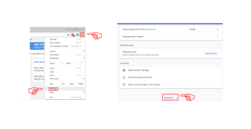 Cài đặt thông báo trên Chrome