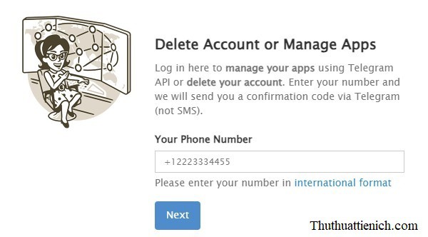 Đăng nhập Telegram Web