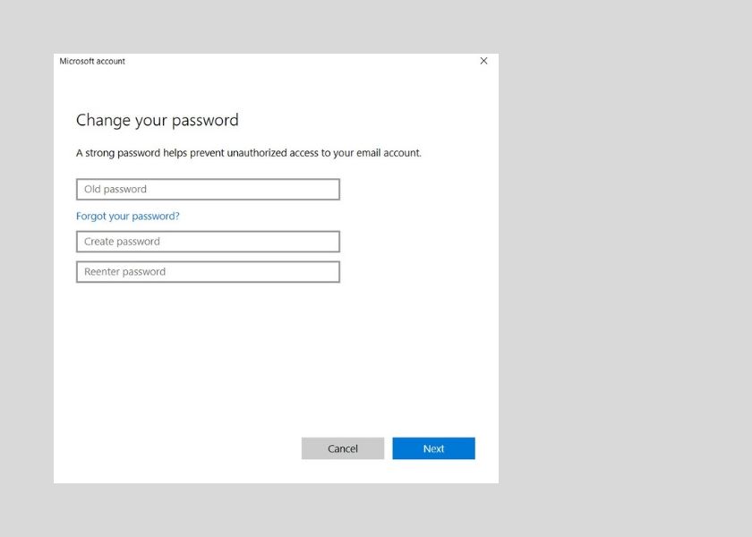 Đặt mật khẩu thông thường Windows 10