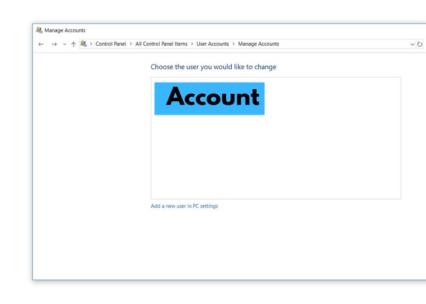 Quản lý tài khoản khác