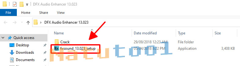Giao diện DFX Audio Enhancer