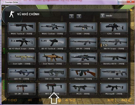 Giao diện game Đột Kích Offline 4.0