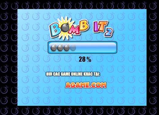 Cảnh chơi game Boom Sặc Nước offline với nhân vật đặt bom nước.