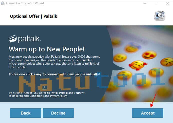 Từ chối cài đặt phần mềm không mong muốn