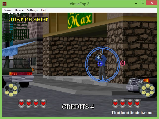 Cảnh game Virtua Cop 2
