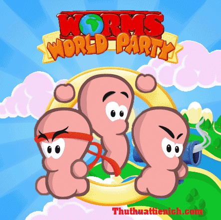 Giao diện game Worms World Party