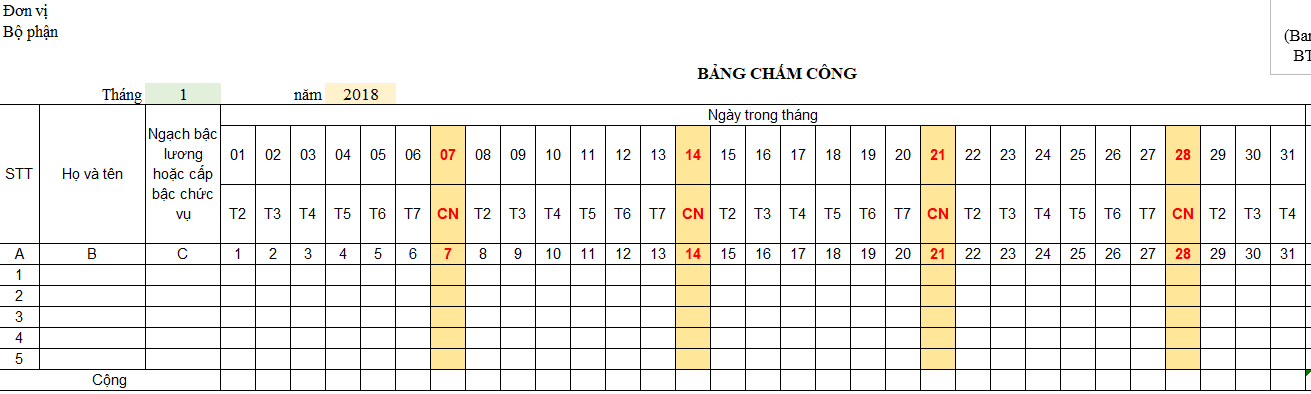 Kết quả sau khi áp dụng Conditional Formatting