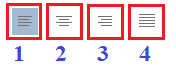 4 kiểu căn lề cơ bản trong Word