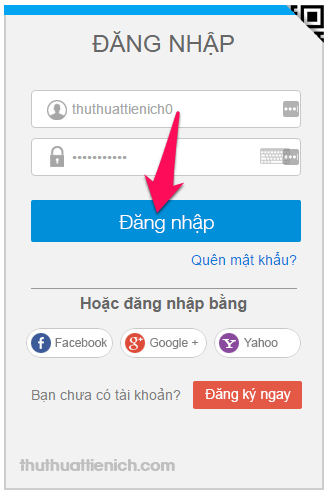 Đăng nhập tài khoản VTC
