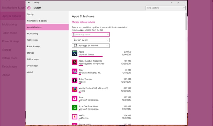 Gỡ cài đặt ứng dụng từ phần Cài đặt trên Windows 10