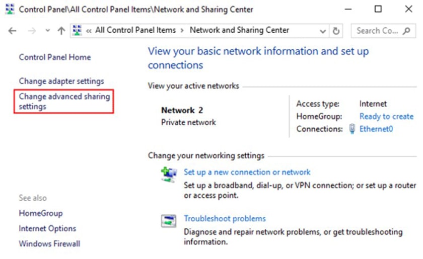 Laptop Không Bắt Được Wifi? Khắc Phục Nhanh Chóng Với Hướng Dẫn Chi Tiết Kiểm tra cài đặt mạng trong Control Panel