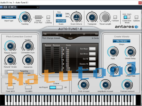 Auto-Tune trong Cubase 5