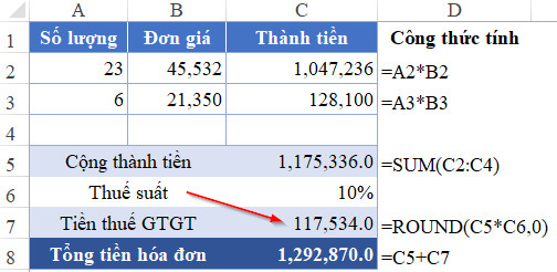 Cách Làm Tròn Số Tiền trên Hóa Đơn GTGT Chính Xác Cách Làm Tròn Số Tiền trên Hóa Đơn GTGT Chính Xác