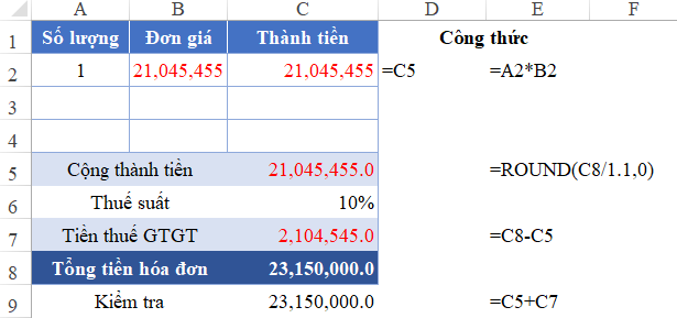 Cách Làm Tròn Số Tiền trên Hóa Đơn GTGT Chính Xác Cách Làm Tròn Số Tiền trên Hóa Đơn GTGT Chính Xác