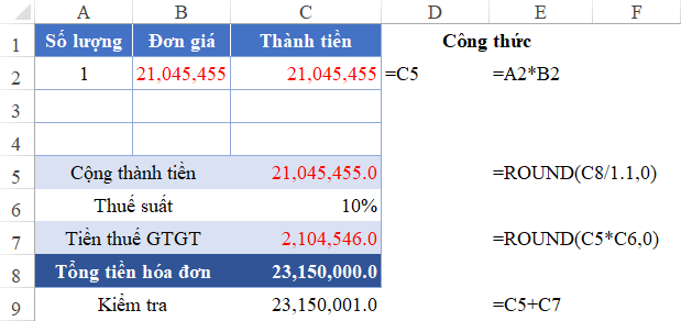 Cách Làm Tròn Số Tiền trên Hóa Đơn GTGT Chính Xác Cách Làm Tròn Số Tiền trên Hóa Đơn GTGT Chính Xác
