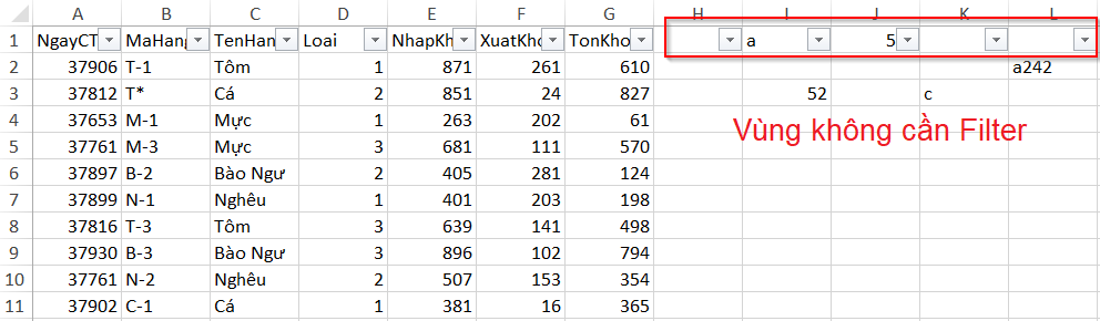 Excel warning showing filter applied to an undefined range causing errors