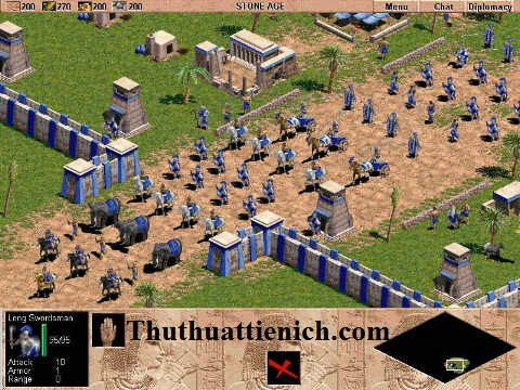 Danh sách đầy đủ mã lệnh game đế chế AOE 1