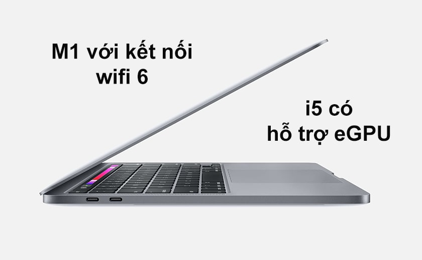 So sánh Macbook Pro M1 và Intel Core i5: Chọn Chip Nào Phù Hợp? Kết nối Wifi 6 trên Macbook Pro M1