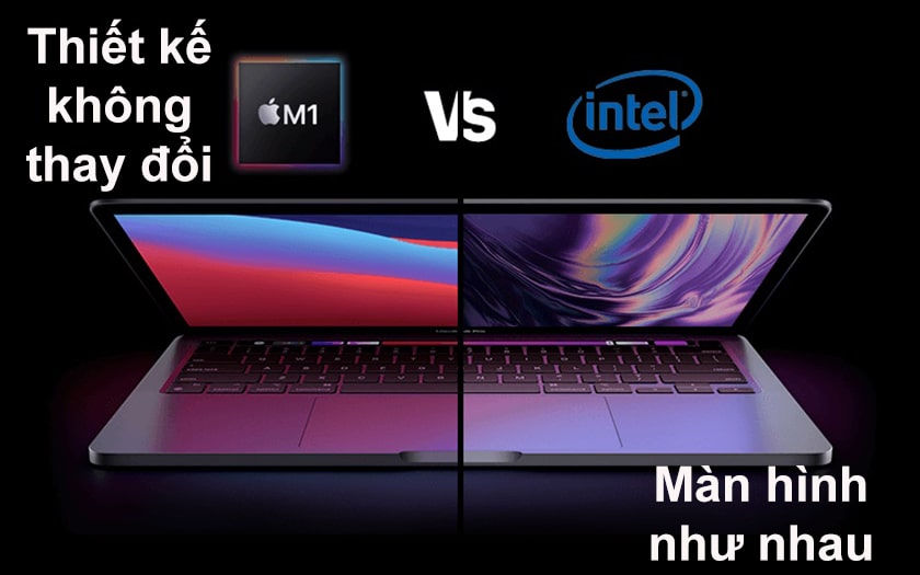 So sánh Macbook Pro M1 và Intel Core i5: Chọn Chip Nào Phù Hợp? Thiết kế Macbook Pro M1 và Intel Core i5
