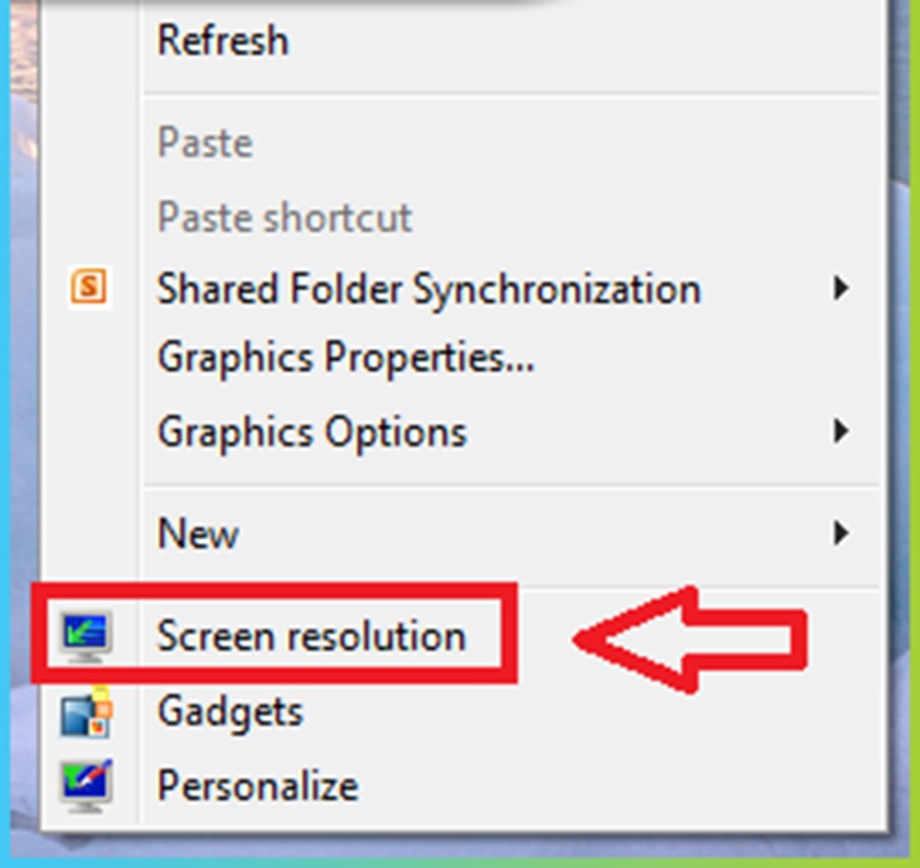 Cài đặt độ phân giải màn hình