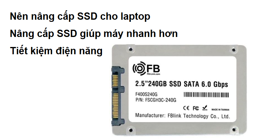 Nâng cấp SSD cho laptop