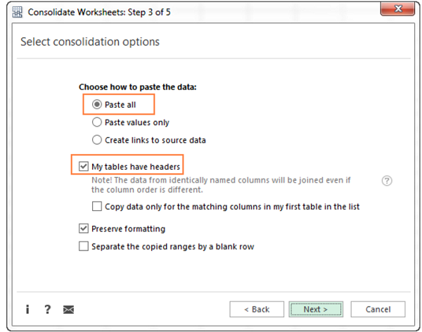 Chọn cách hợp nhất