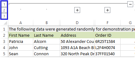 Số thứ tự nhóm trong Excel