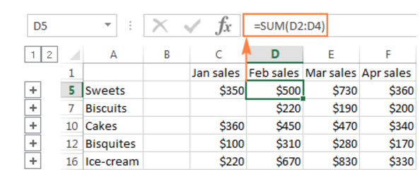Dữ liệu được hợp nhất với liên kết đến nguồn