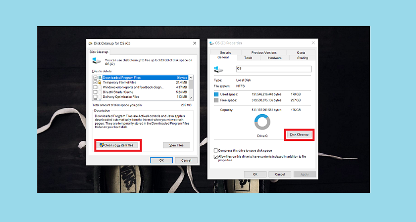 Dọn dẹp file hệ thống