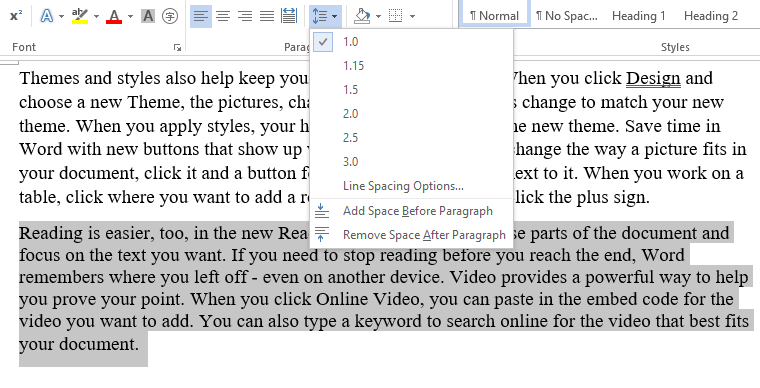 Hướng dẫn Chỉnh Khoảng Cách Dòng trong Word