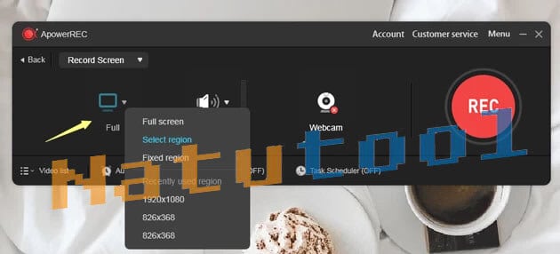 Quay video màn hình với ApowerREC
